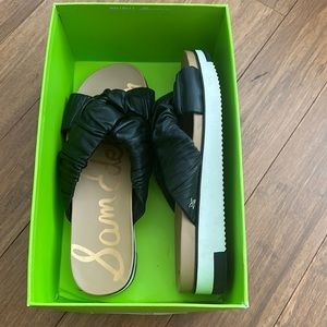 Sam Edelman Black Alaina leather sandal